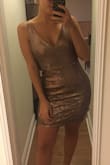 It wasn't as shiny as all of the other sequin dresses I ordered to choose from. I also didn't enjoy the seams.. - Maren M.