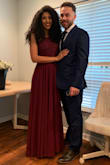 Beautiful dress, great quality. I did have to get some alterations for length (an inch only). I also had to get the bust taken in a bit. Other than that, very happy with this purchase. - Wendy B.