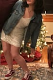 Ordered a size large, fit a little tight but looked really pretty on. Very comfortable and sequins didn't press on skin or irritate skin. Definitely recommend this dress! - Olivia B.