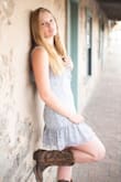 I got this dress for my senior pictures and it turned out great! The dress fit perfectly and I loved how it wasn't too tight but not too loose at the same time. - Ana L.