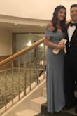 I wore this for a military ball and loved it!! It stayed in place and was comfortable to dance in. - Yesenia A.