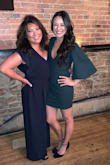 Wore this dress for my rehearsal dinner! Got so many compliments on it and how it fit. The green is beautiful. I did have to stitch the chest up about an inch because being an A cup it opened really wide on me! But it was so perfect! With the thick material I only needed the petals instead of a bra which was so nice! - Lindsay D.
