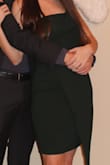 I wore this dress to my sororities Christmas formal and it was perfect! It was so comfortable and it fit perfectly. It is made out of good material and looks very nice and classy. - Katie E.