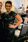 This dress is gorgeous! Fits true to size and hugs your curves nicely. Very delicate, so be careful when zipping up. Had bought two other dresses to try for a Christmas party I'm attending, guess third time was a charm! - Teresa S.