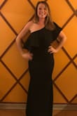 Absolutely love this dress!! Wore it on a cruise for formal night and I cannot wait to wear it again! It fit perfectly, although I did have to wear higher heels because of the length. Would love it in another color! - Andrea H.