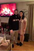 I bought this for our annual Christmas party and it was perfect! I'm between a M and L but have been leaning more towards L lately. After reading the reviews I went with the M and am really glad I did. It fits really well, was flattering, and comfortable! - Lindsay S.
