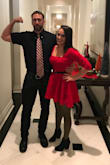 Was the perfect red dress for my work holiday party! Dressed it up with some glitter stockings. - KristyLee A.