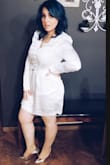 I just absolutely loved this dress! It is extremely flattering. Fabric is a great quality. It did come with a tiny pull on the shoulder part but I called costumer service and they gladly helped with the issue. I did have to tailor the chest area since my chest is DDD. You can't go wrong with this beauty. - Daniela Z.