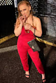 I have a longer torso than most girls and have boobs and a butt so jumpsuits and rompers can be difficult for me. This jumpsuit fits great. Wore it for my birthday. Only downside is it wrinkles really easily. - Labri F.