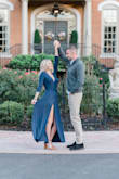 This dress is beautiful, and so classy looking. I think this dress would be perfect for any occasion, to take engagement pictures, night out, wedding guest dress, etc! It can cling to you a little and show some imperfections but really any dress with this material is like that. I love it, and plan on buying it in every color! - Tiffany D.