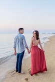 I can't recommend this dress enough, it was gorgeous and super flowy for my engagement photos. I would have normally ordered an XS but they were all out and a S worked fine in a pinch, I just would have gotten a couple alterations if I had had time. Overall, definitely would purchase again in more than just this color. - Emma B.