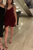 Wore this to works holiday party and it fit great ! Length was a good for someone short , it was above the knee! Got it in Burgundy which was so pretty! - Karen T.