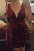 This dress is perfect, but I ended up returning because I have another dress that was too similar. Really pretty and festive, would be great for holiday parties! - Bianca U.