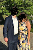 Perfect dress for any summer wedding! Runs a little large, but if you have a bigger bust it will fit perfectly. Material is lightweight and not see through at all. Got tons of compliments. - Lauren T.