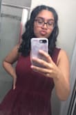 I bought this dress for my homecoming and I couldn't have loved it more. I got so many compliments and it was so comfortable and It's honestly gorgeous. The material is good quality and is very thick but not heavy. The dress is on the long side, it was right and my knees and I was wearing about 2 1/2 inch heels, so if you don't like dresses on the longer side I wouldn't recommend unless you are getting hemmed. Other then that, neckline is a little lower then I expected but it's still definitely my favorite dress. Highly recommend getting. - Zenia A.
