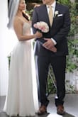 This dress was perfect for my wedding.
It has the perfect touch of elegance. I'm short and had to have it hemmed. Loved it and received tons of compliments. - ANA S.