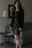 At 43, I felt like I was a little old for this dress as it is pretty sexy, but I paired it with a little velvet blazer and I love it! - Jennifer M.