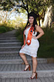 I ordered this dress and it was perfect for my graduation photos! Would highly recommend, I think it looks better in person! - Casandra M.