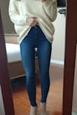Love those jeans. They are stretchy and very flattering. Soft and comfortable.. - Agnes N.