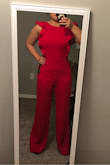 Such a fun and comfortable jumpsuit and perfect for the holidays! - Vira H.