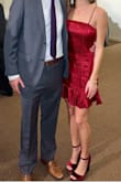 I wore this to a wedding around Christmas time and it was so perfect. Fit well and flattering. Lots of compliments! Felt appropriate around family, but also sexy around my bf. - Elizabeth F.