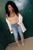 I had been searching for the perfect snakeskin print boots for the winter and finally found them!! They are so comfortable. You can definitely wear them all night and your feet will be just fine. - Tiffany G.