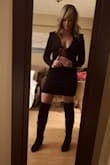 wore this for my husband's staff party. Absolutely love it and cant wait to wear it again. 
 I would have been able to size down, I took the hem in another two inches as it was too long to wear with my thigh high boots. Also had to really tape the girls in there, it comes down slightly lower on the chest than I anticipated. - GILLIAN C.