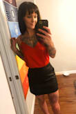 This mini skirt is super adorable. I originally ordered it in a size medium and I decided to return it and exchange it for the size small which fit perfectly. I highly recommend it! - Brittney A.