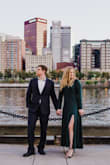This dress was exactly what I was looking for my engagement pictures! I would order a size up.. I'm usually a Large but needed and XL for a better fit. I am not normally a dress girl... but received so many complements and I felt beautiful! - Christine V.