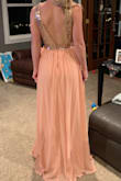 I got this dress on cyber Monday sale for $10.02! I can't get over how amazing the fabric and fit are. I bought for my sister to wear in my wedding as my maid of honor and she loved it and it fit beautifully. She is a little smaller in the chest area so we will have to sew in cups, but everything else fits perfect. 10/10 would recommend! :) - Kortney O.