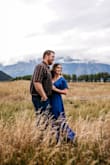 The dress was perfect for our couples shoot - it was so comfortable & beautiful I had to by it in the blue floral pattern. Due to my 5'4" frame, I had to have it hemmed a few inches, but otherwise, it is gorgeous... it photographs so well, too! - Ashley J.