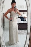 I love this dress! I bought the small and the extra small just to compare and ended going with the small. They both were awesome. Hard decision! Even if only the xs was available I would settle with that one just because I was so in love with the dress. ( I did go with the small) The midsection was about the only difference, but could be fixed with alternate apparel. - APRIL M.