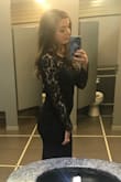 I loved this dress!! It's so classic and the lace is beautiful! I will say the fabric in the stomach area was a bit baggy where as I expected more of a fitted body but it wasn't very noticeable!
Perfect length in the arms and the body! - Mickala T.