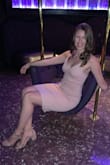 I love the size of the heel on these shoes! I'm able to last all night with walking and dancing without getting sore. - Victoria S.