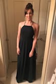 I love this dress! Just a tad tight at the very top of the zipper, otherwise perfect! Plan to wear tall heels as it's quite long. - Rebecca S.