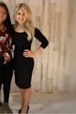 I wore this dress in black for my nursing pinning ceremony and it was flattering and professional. I was afraid I would have trouble keeping the sleeves in place but I didn't have to adjust them much! For a form fitted dress, there weren't any awkward fabric pouches on the backside like I usually get with my height and frame. The fabric was flattering and it was comfortable to wear all night! - Sarah C.