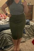 Gorgeous skirt. Great thick quality and had stretch. Would buy in more colors!! - Celina E.