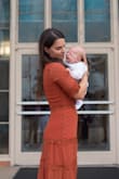 I love this dress so much. The fit is perfect! It's so comfortable and the material feels very high quality and nice. The color is amazing and I could wear this on many different occasions!! Recently wore it to my nephews baptism. - Nicole B.