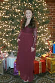 Wore this to a x-mas wedding and it was great. I received a lot of compliments and the dress fit perfectly - Ashley W.
