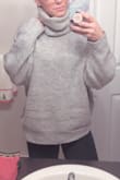 Okay, this sweater is BEYOND cozy but it's way huge! I ordered a small and had to return it because I looked like a frump. I hope the XS is a better fit so I'd say size down 2 sizes. Aside from that, the material is sooo soft. So soft that even though i don't think this sweater or any sweater really, is worth over $30, I am still going to exchange sizes and keep. I just hope the softness remains even after the first few washes. Definitely recommend! For reference, I am 5'4 with an athletic build, and I usually wear a medium in fitted tops.

UPDATE! I received my XS and I'm in LOVE. The fit is perfect and is that cute oversized look. Now I want it in beige!! Lulus?! Can you make this in beige :) - Cristina G.