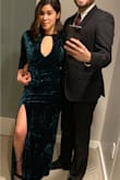 I absolutely love this dress! It was a little long, but nothing the right heels could not fix! It hugged my body perfectly and want not too tight. The feel, the color, the fit - it was all just perfect! - Noreen O.