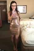 Only down side is the sequins sometimes catch on each other - on your arms to the sides of your dress - when dancing for example. - Victoria J.