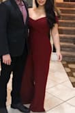 Okay I ABSOLUTELY LOVE THIS JUMPSUIT! It fits perfectly and it was so flattering!!! I got so many compliments on it! The material is extremely stretchy and breathable! 10/10 recommend. - Michelle P.