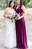 Loved this dress! The open back with criss-cross is flattering. The length was a little long, I didn't have time to get it hemmed. Overall thumbs up! - Paulina D.