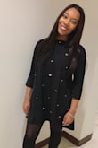 I loved this dress! It was the perfect length for the look I wanted. It was a little tight around the shoulders but not enough to make it unwearable. - Haylei P.