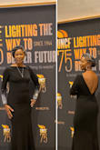 This dress was a hit. It was stunning on me. The length was on point. Sometimes tall girls have issues, unless you order tall. No issues with the dress. - Lanitra P.