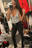 This is the perfect fit bodysuit! Love black and white! - Jenna L.