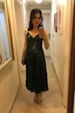 I'm small in the bust, and this way WAY too big in the chest. Waist fit perfectly though and I loved this dress so much, I took it to my tailor and had it taken in. I got so many compliments on this dress!! - Laura G.