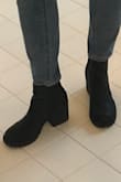 These boots are the most comfortable shoes I own!! I want to wear them everyday! They don't make noise when walking, so much support my legs feel great at the end of the day. I get so many compliments on them...My husband loves them also. - Angie F.