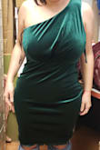 It was a little bit big for me but the material was reaaly soft and the color was perfect 
So i gave it to my friend and it fit her perfectly so its look like the small is more like a medium - Thalia E.